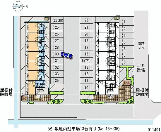 ★手数料０円★弥富市平島町五反割 月極駐車場